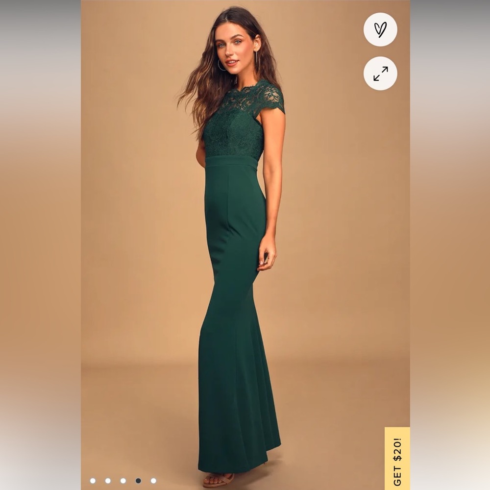 green bridesmaids dress